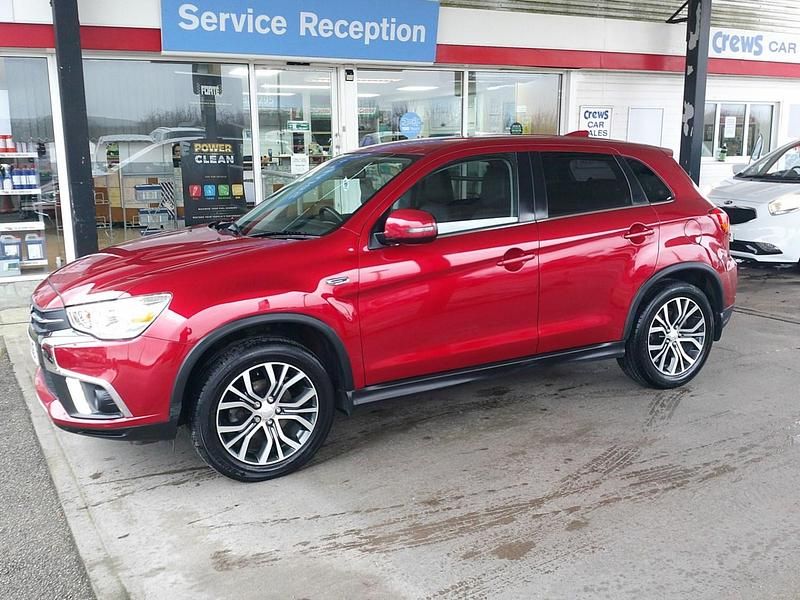 Used Mitsubishi ASX 117 HP (86 kW) 2019 Red metallic SUV