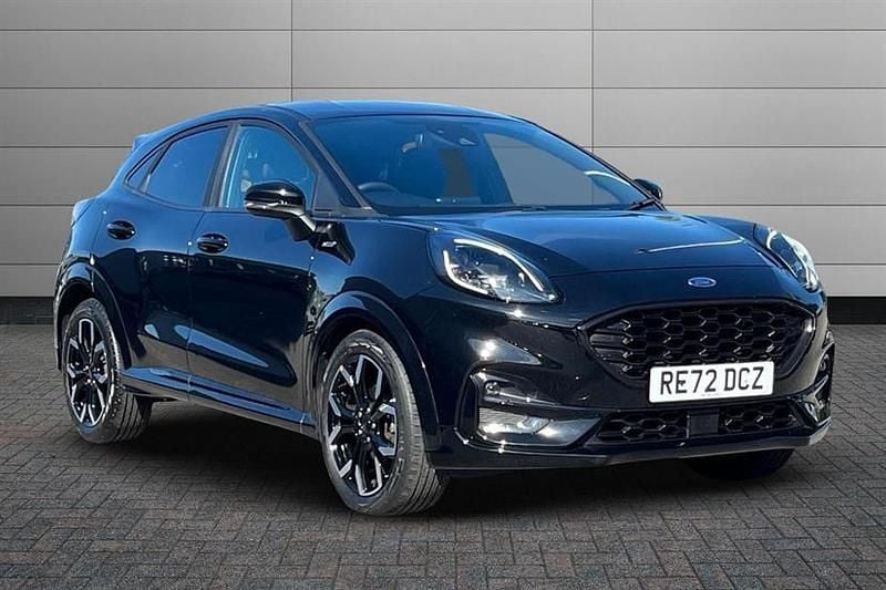 Black Used 2022 Ford Puma Gen-E ST-Line X Hatchback | £16,399 (Fair price) - Image 1/4