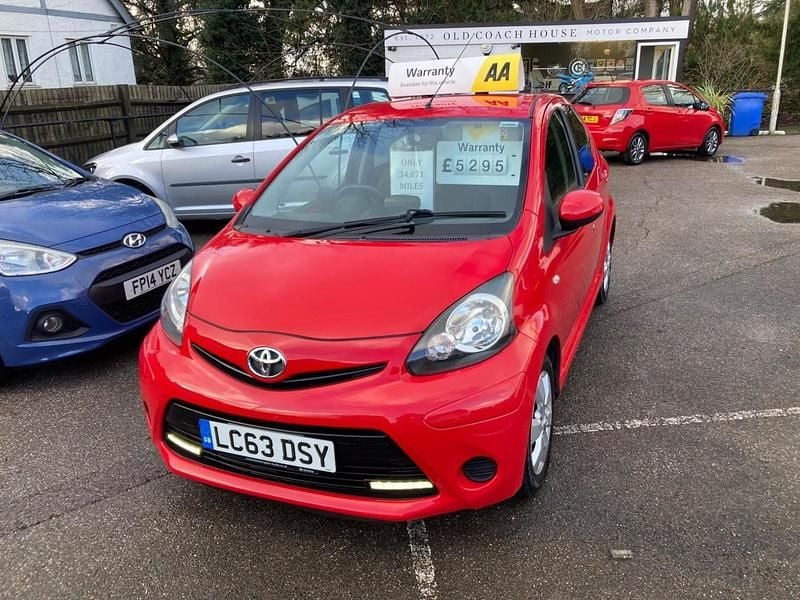 Used Toyota Aygo Style 2014 Red Hatchback