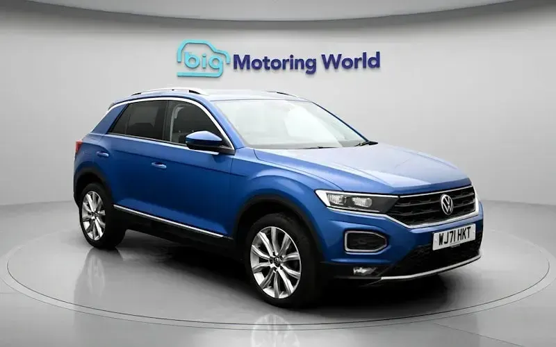 Used VW T-Roc SEL 150 HP (110 kW) 2021 Blue SUV