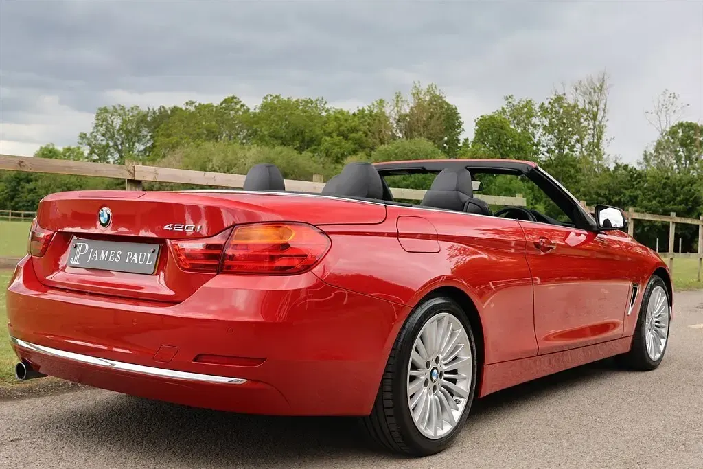 Used BMW 420 Luxury Line 2014 Red Cabriolet