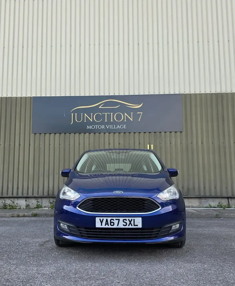 Used Ford C-MAX Zetec 125 HP (91 kW) 2018 Blue MPV