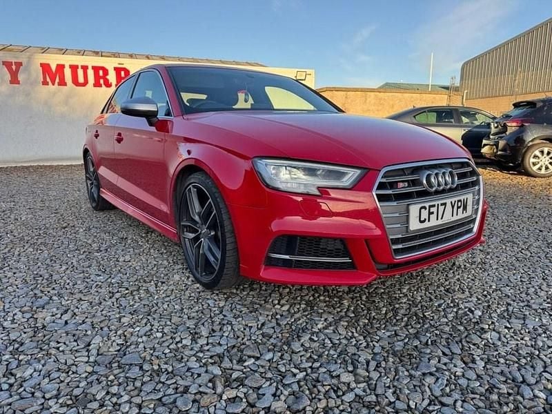 Red Used 2017 Audi S3 Design Sedan | £21,750 (Good price) - Image 1/4