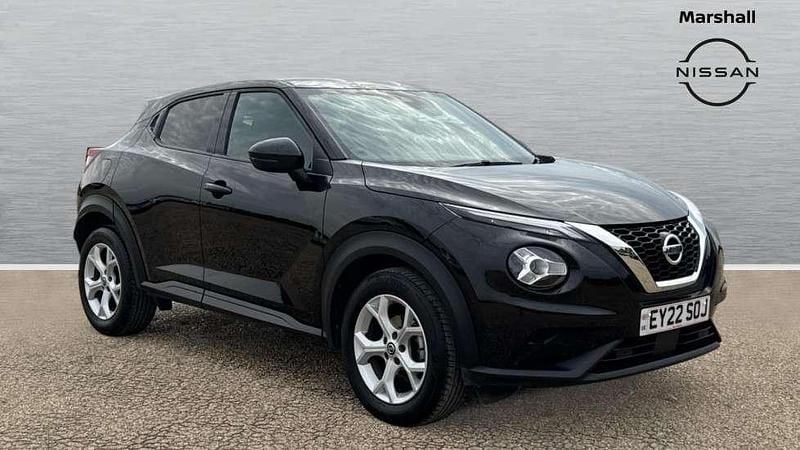 Black Used 2022 Nissan Juke N-Connecta SUV | £14,011 (Fair price) - Image 1/4