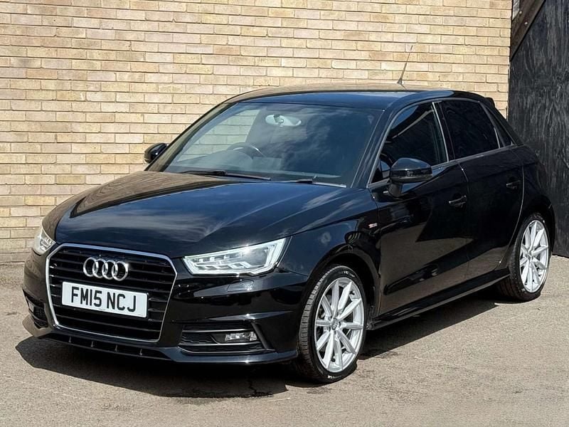 Black Used 2015 Audi A1 Sportback S-Line Hatchback | £8,175 (Fair price) - Image 1/3