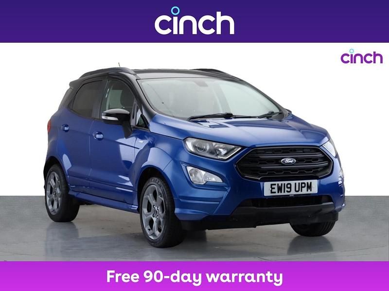 Blue Used 2019 Ford Ecosport ST-Line SUV | £11,049 (Fair price) - Image 1/3