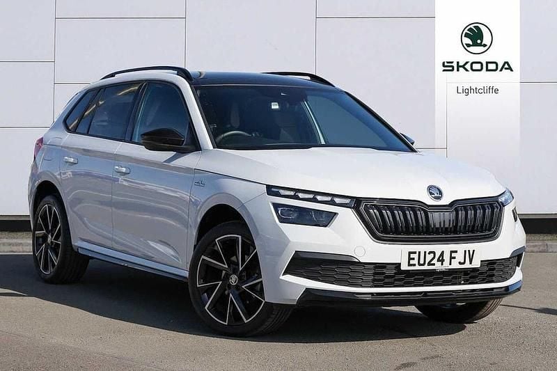 Moon white metallic Used 2024 Skoda 110 R Monte Carlo Estate | £20,330 (A bit pricey) - Image 1/4