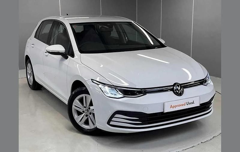 White Used 2022 VW Golf VIII Life Hatchback | £18,195 (Good price) - Image 1/4
