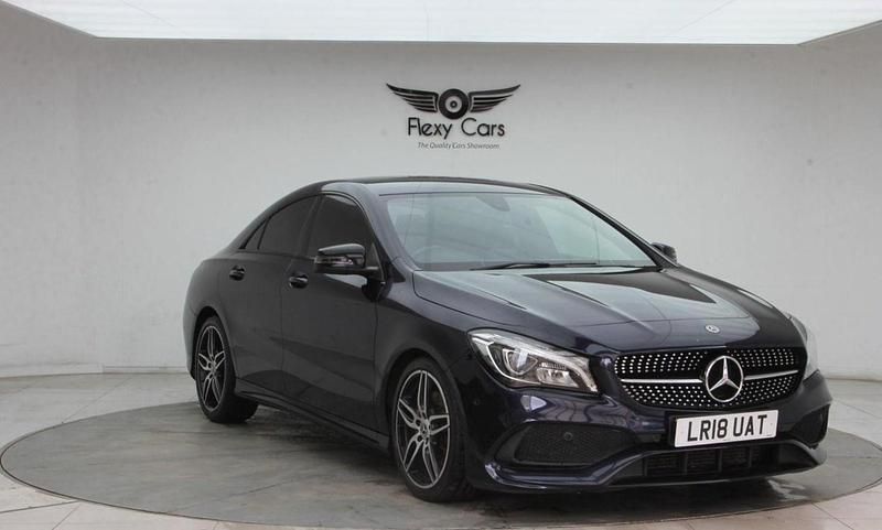 Blue Used 2018 Mercedes CLA220 AMG line Sedan | £11,699 (Good price) - Image 1/4