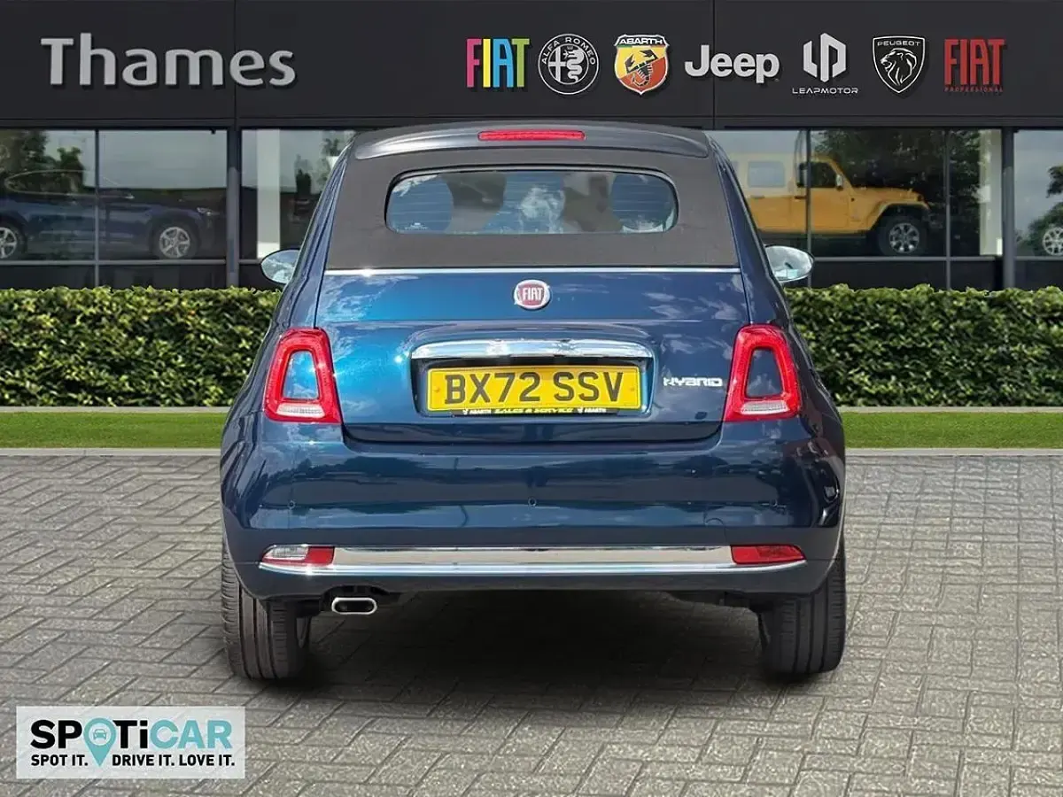 Used Fiat 500C Dolcevita 70 HP (51 kW) 2022 Blue Cabriolet