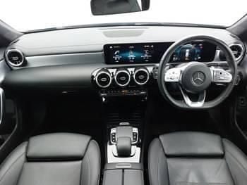 Used Mercedes CLA180 AMG line 136 HP (100 kW) 2019 Blue Sedan