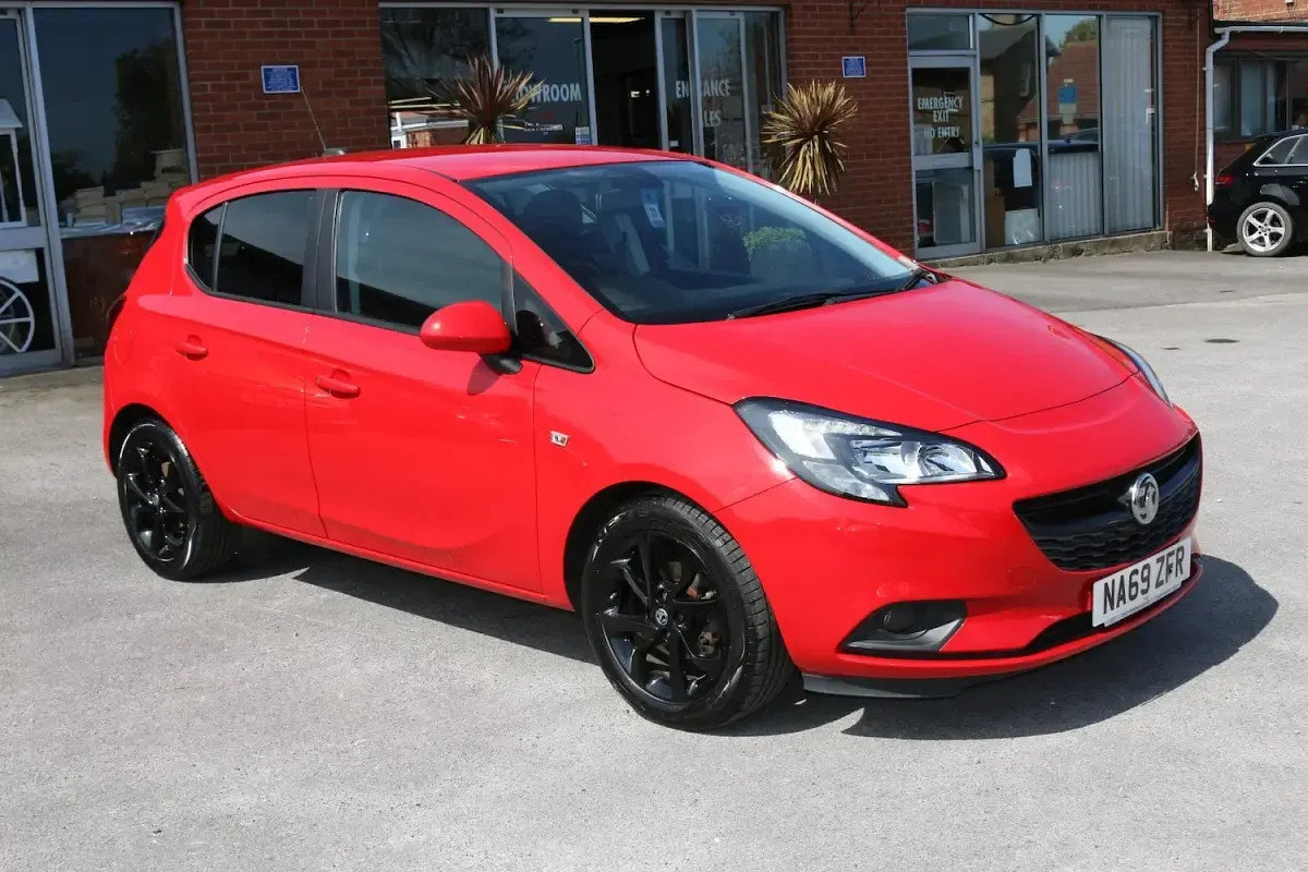 Used Vauxhall Corsa 75 HP (55 kW) 2019 Red Hatchback