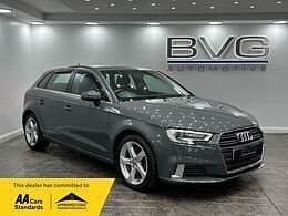 Grey Used 2017 Audi A3 Sportback Sport Hatchback | £8,994 (Good price) - Image 1/2