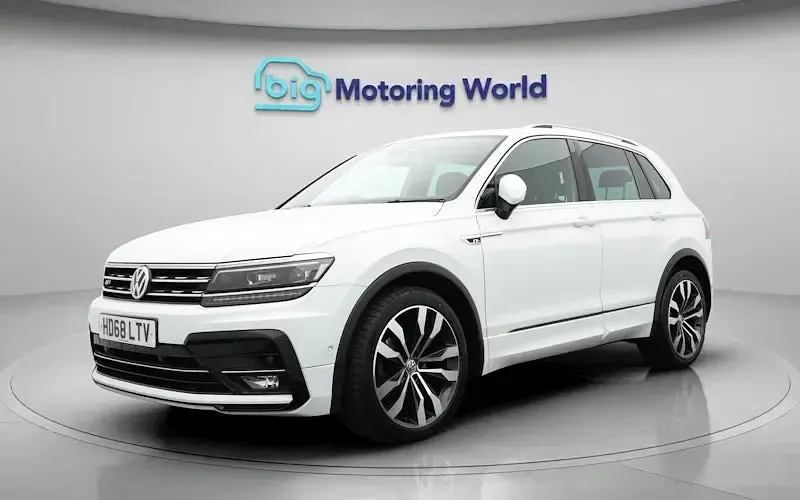 Used VW Tiguan R-line 150 HP (110 kW) 2018 White SUV