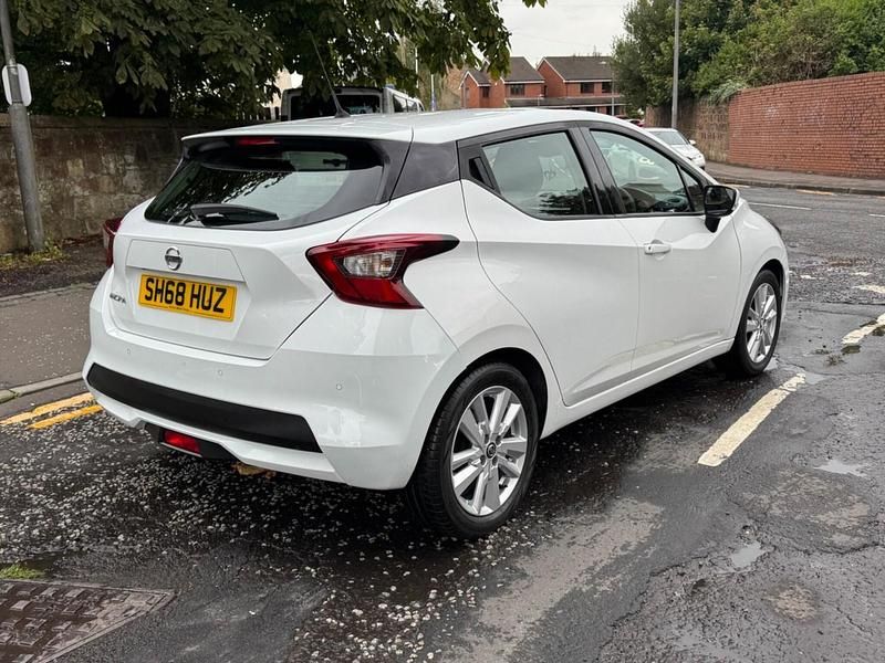 Used Nissan Micra Acenta 2018 White Hatchback
