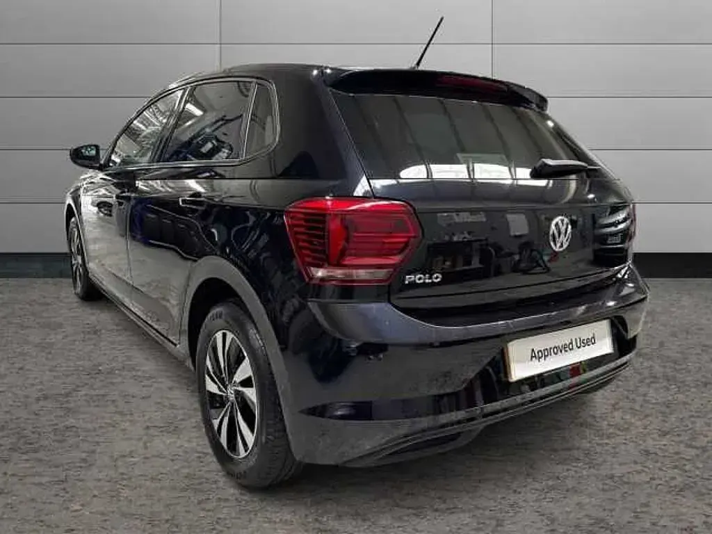 Used VW Polo Match 95 HP (69 kW) 2020 Black Hatchback