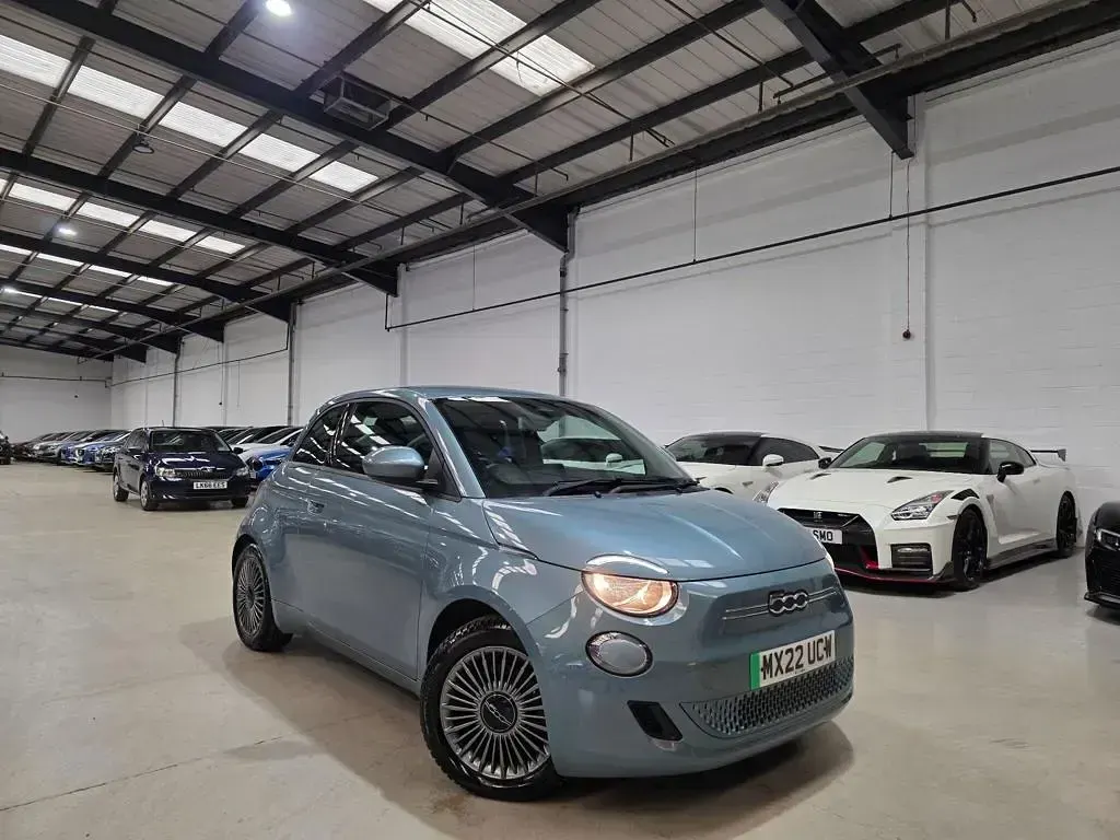 Used Fiat 500e Icon 86 kW (118 HP) 2022 Blue Hatchback