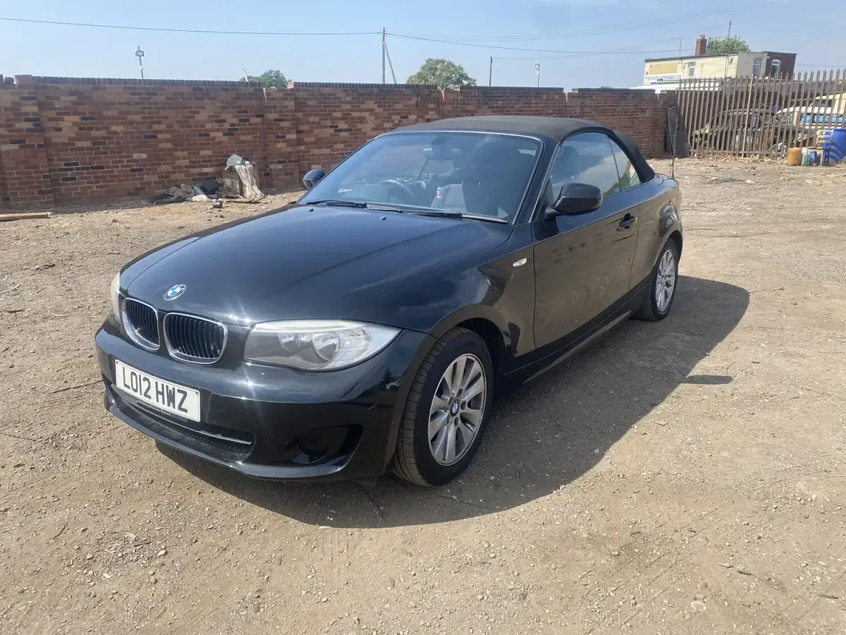 Used BMW 118 Cabriolet 2012 Black Cabriolet