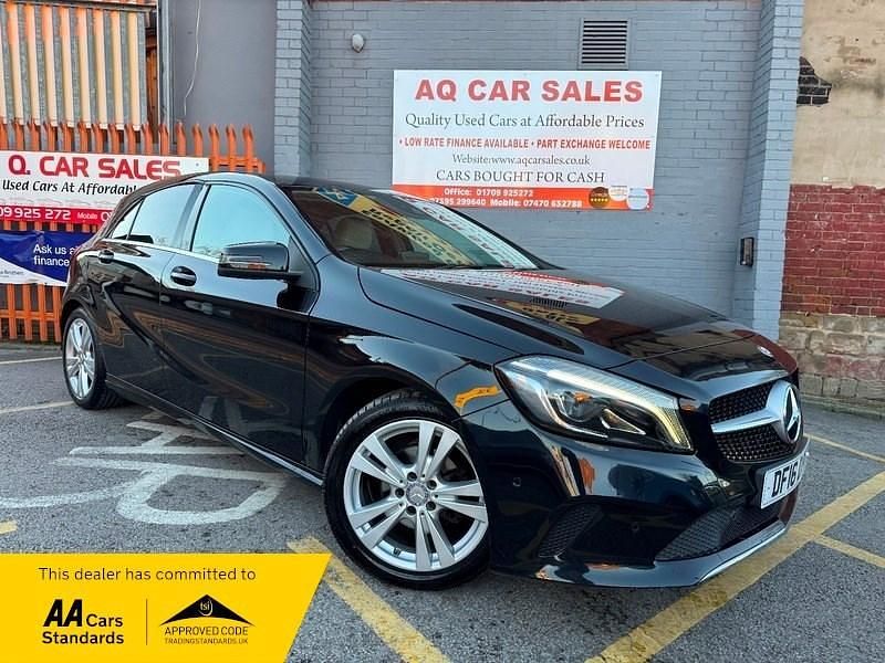Black Used 2016 Mercedes A180 Premium Hatchback | £8,290 (Good price) - Image 1/4