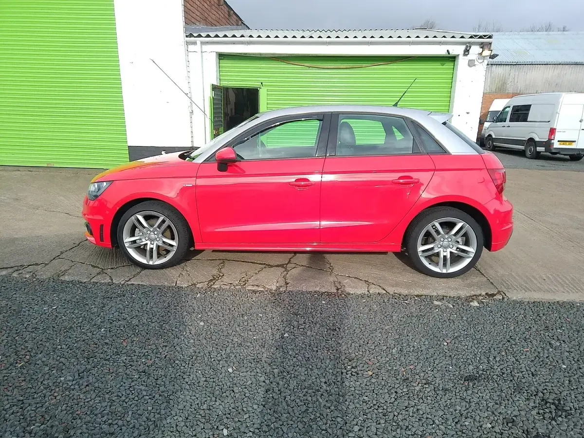 Used Audi A1 S-Line 2014 Red Hatchback