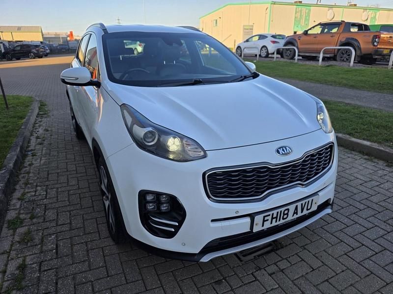 Used Kia Sportage GT-Line 114 HP (83 kW) 2018 White SUV