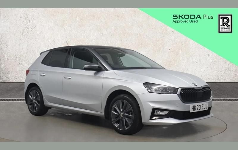 Silver Used 2023 Skoda Fabia Colour Edition Hatchback | £14,343 (Fair price) - Image 1/4