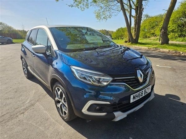 Blue and silver Used 2019 Renault Captur GT-Line SUV | £6,499 (Super price) - Image 1/1