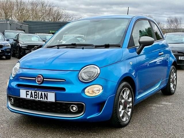 Used Fiat 500 S 69 HP (50 kW) 2018 Blue Hatchback