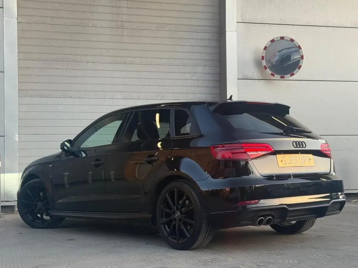 Used Audi A3 Sportback Black Edition 150 HP (110 kW) 2019 Black Hatchback