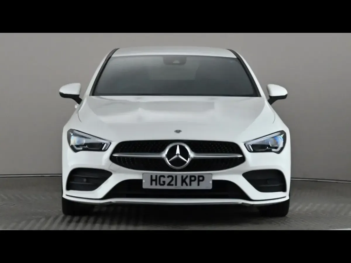 Used Mercedes CLA180 AMG line 2021 White Coupe