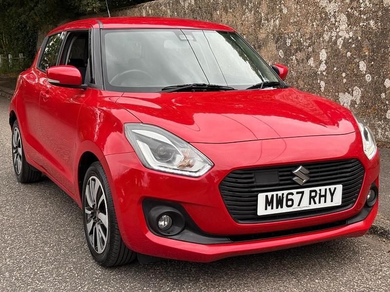 Red Used 2018 Suzuki Swift SZ5 Hatchback | £6,995 (Fair price) - Image 1/4