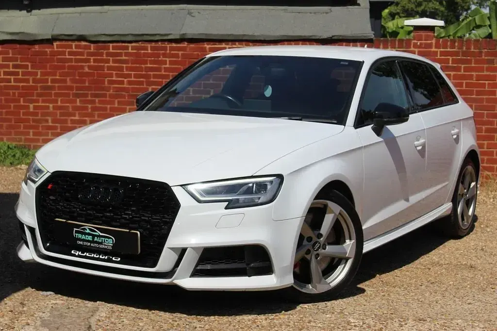 Used Audi S3 Sportback Black Edition 2018 White Hatchback