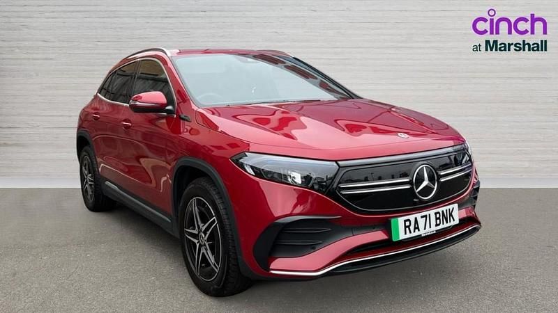 Red Used 2022 Mercedes EQA250 AMG line SUV | £20,951 (Fair price) - Image 1/4