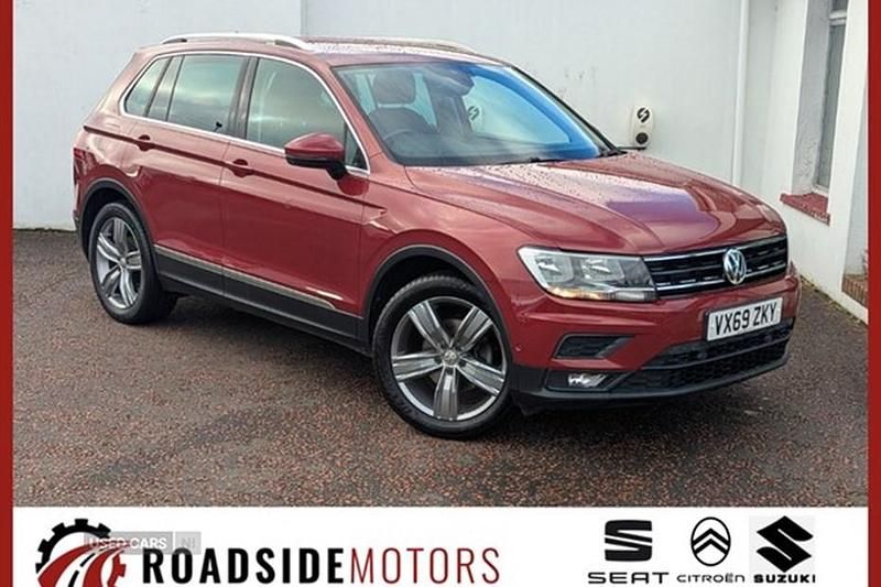 Red Used 2019 VW Tiguan Match SUV | £16,995 (Fair price) - Image 1/1