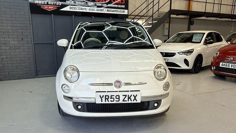 Used Fiat 500C Lounge 69 HP (50 kW) 2009 White Cabriolet