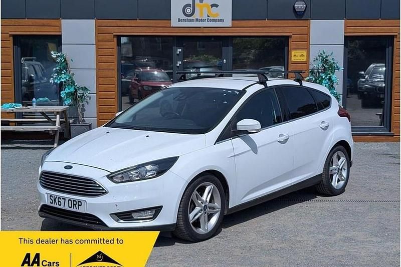 White Used 2017 Ford Focus Titanium Hatchback | £5,295 (Good price) - Image 1/1