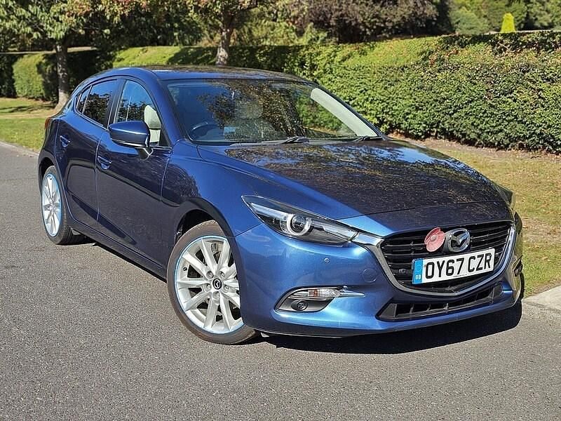 Usado Mazda 3 Inclusive 120 HP (88 kW) 2017 Azul Citadino