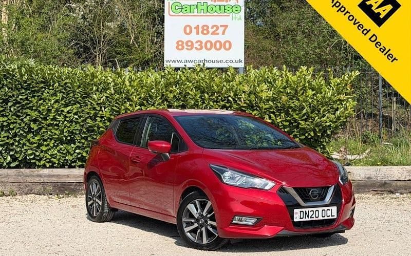 Usado Nissan Micra Tekna 101 HP (74 kW) 2020 Vermelho Citadino