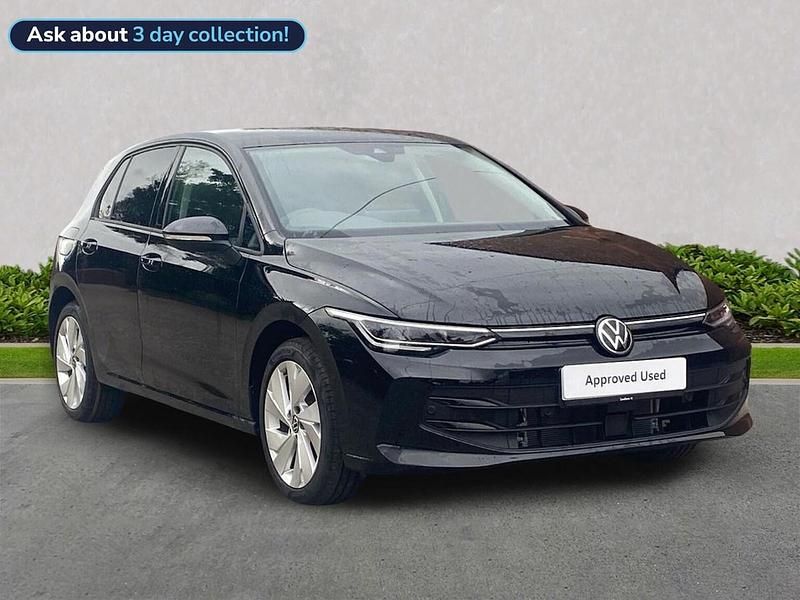 Black New 2025 VW Golf VIII Match Hatchback | £28,795 (Expensive) - Image 1/4