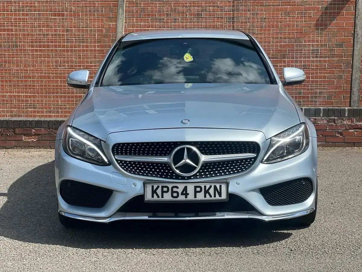 Usado Mercedes C250 AMG line 2014 Prateado Sedan
