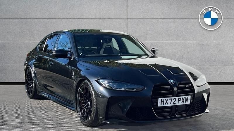 Black Used 2022 BMW M3 Competition Edition | £51,990 (Fair price) - Image 1/4