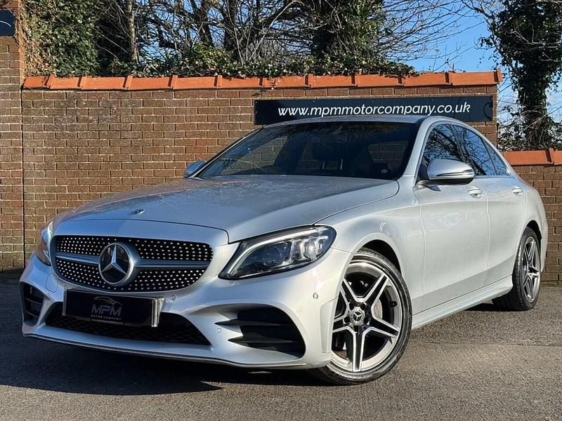 Used Mercedes C200 AMG line 2020 Silver Sedan