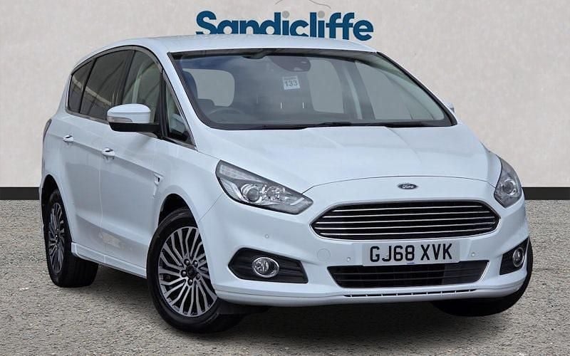 White Used 2018 Ford S-MAX S MPV | £14,698 (Fair price) - Image 1/4