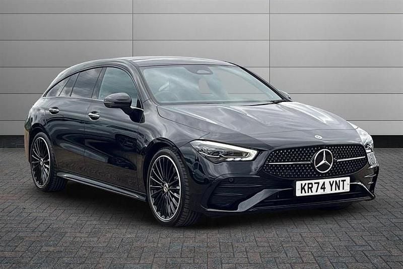 Night black Used 2024 Mercedes CLA200 AMG Line Premium Plus Estate | £30,290 (Fair price) - Image 1/4
