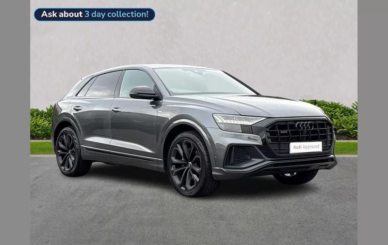 Grey Used 2022 Audi Q8 Black Edition SUV | £47,658 (Fair price) - Image 1/4