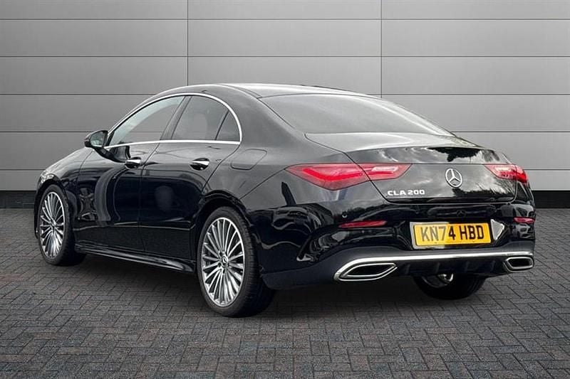 Used Mercedes CLA200 AMG Line Premium 163 HP (119 kW) 2024 Cosmos black Sedan