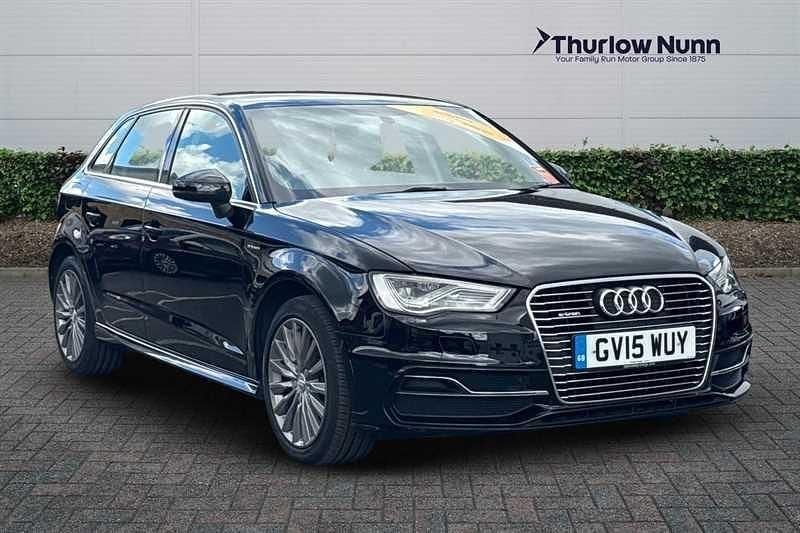Black Used 2015 Audi A3 Sportback e-tron Advanced Sedan | £11,569 - Image 1/4