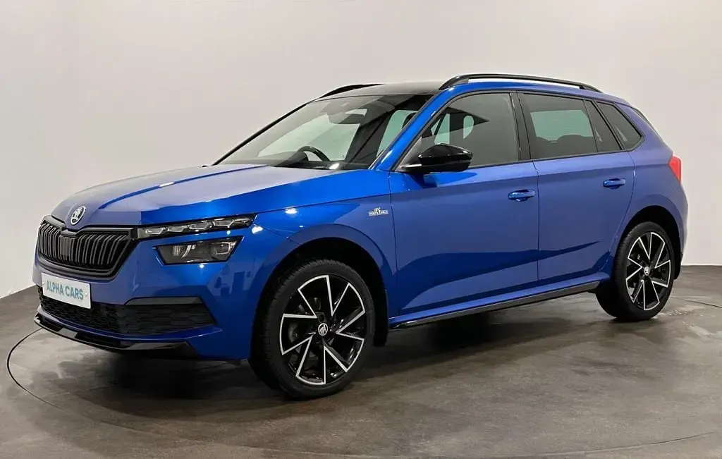 Used Skoda Kamiq Monte Carlo 110 HP (80 kW) 2021 Blue SUV