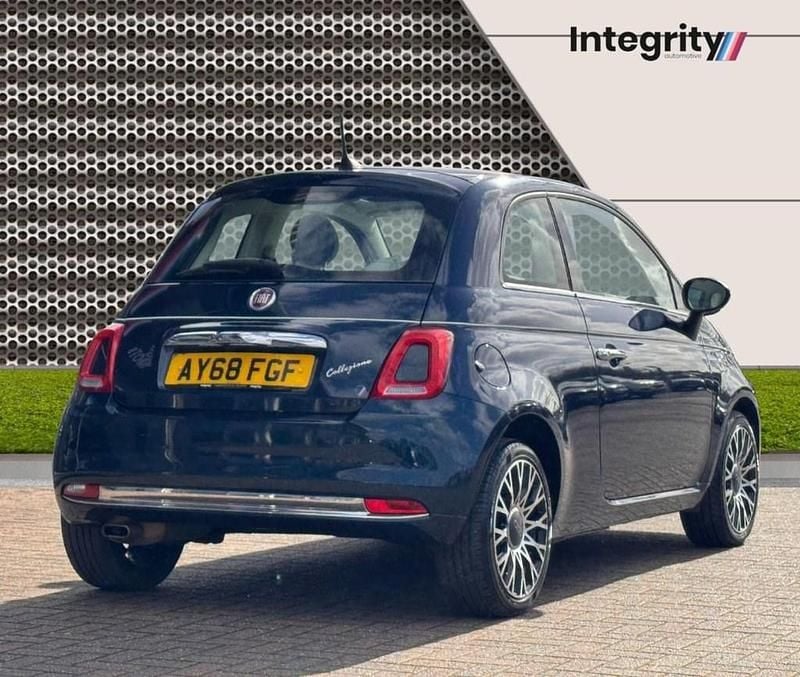 Used Fiat 500 Collezione 69 HP (50 kW) 2018 Blue Hatchback