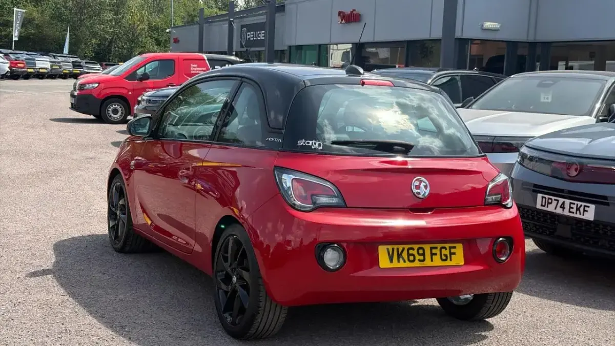 Used Vauxhall Adam 69 HP (50 kW) 2019 Red Hatchback